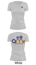 AM PRODUCTION 13584295 Women's Short Sleeve V-neck Shirt - 19