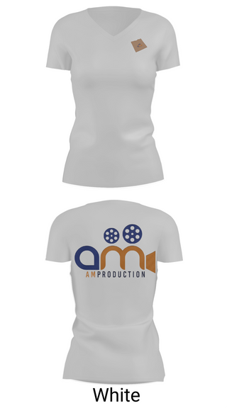 Womens Short Sleeve Vneck Shirt, AM PRODUCTION, , Teamtime, Team time, sublimation, custom sports apparel, team uniforms, spirit wear, spiritwear, sports uniforms, custom shirts, team store, custom team store, fundraiser sports, apparel fundraiser