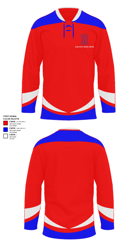 Hockey Jersey, Reno High School Tennis, Tennis, Teamtime, Team time, sublimation, custom sports apparel, team uniforms, spirit wear, spiritwear, sports uniforms, custom shirts, team store, custom team store, fundraiser sports, apparel fundraiser