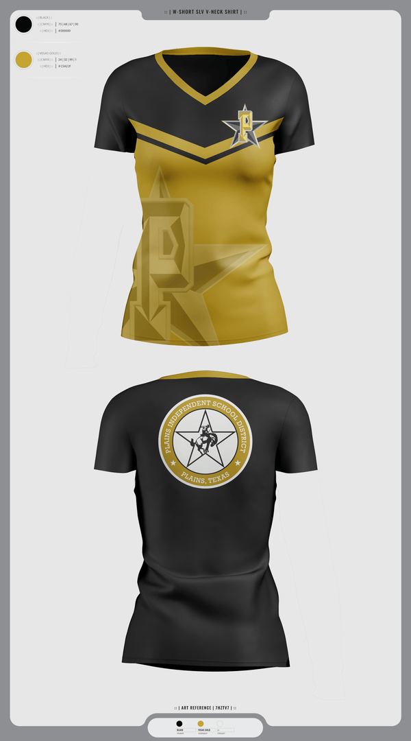 Womens Short Sleeve Vneck Shirt, Plains High School Cross Country, Cross Country, Teamtime, Team time, sublimation, custom sports apparel, team uniforms, spirit wear, spiritwear, sports uniforms, custom shirts, team store, custom team store, fundraiser sports, apparel fundraiser