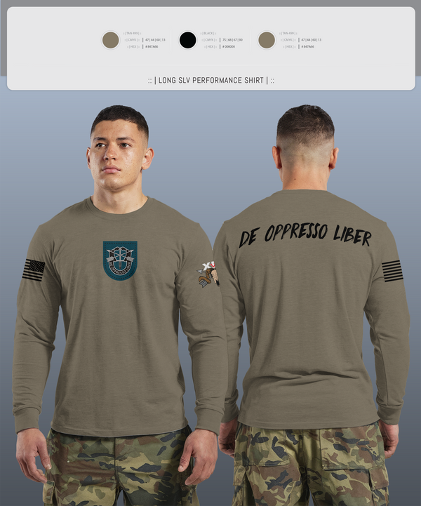 Long Sleeve Performance Shirt, 5/19th SFG, National Guard, Teamtime, Team time, sublimation, custom sports apparel, team uniforms, spirit wear, spiritwear, sports uniforms, custom shirts, team store, custom team store, fundraiser sports, apparel fundraiser