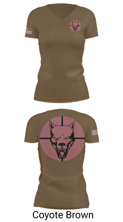 Hellhound PLT, A CO, 2-8 CAV 17727994 Women's Short Sleeve V-neck Shirt - 8
