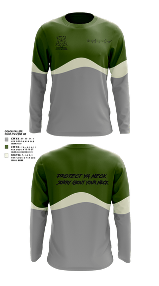 Long Sleeve Rash Guard Shirt, Neck breakers cc, , Teamtime, Team time, sublimation, custom sports apparel, team uniforms, spirit wear, spiritwear, sports uniforms, custom shirts, team store, custom team store, fundraiser sports, apparel fundraiser