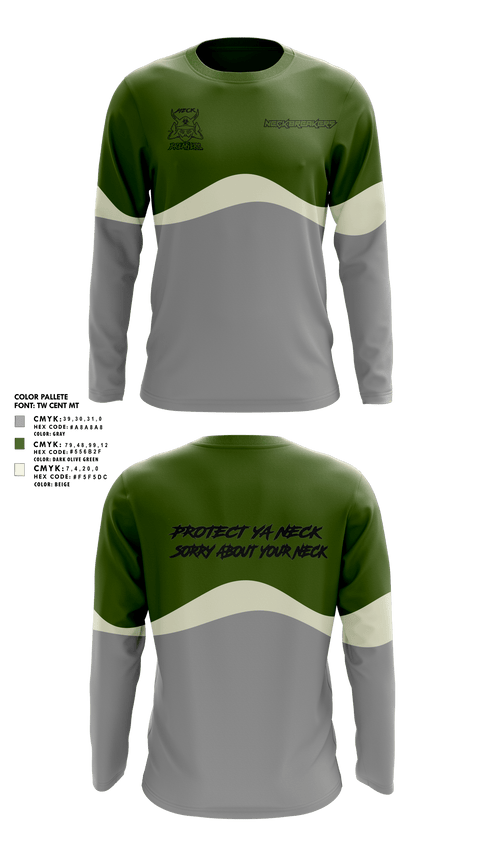 Long Sleeve Rash Guard Shirt, Neck breakers cc, , Teamtime, Team time, sublimation, custom sports apparel, team uniforms, spirit wear, spiritwear, sports uniforms, custom shirts, team store, custom team store, fundraiser sports, apparel fundraiser