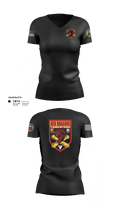2-306th FAR 32661522 Women's Short Sleeve V-neck Shirt - 4