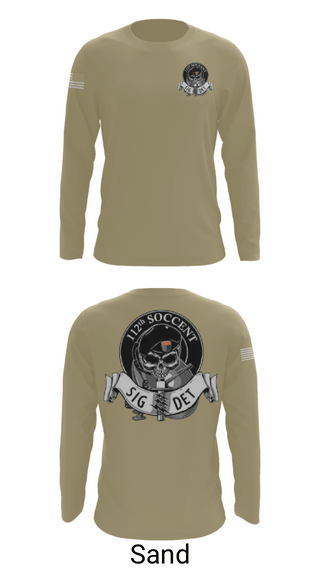 Long Sleeve Performance Shirt, 112th SOCCENT SIGDET, Army, Teamtime, Team time, sublimation, custom sports apparel, team uniforms, spirit wear, spiritwear, sports uniforms, custom shirts, team store, custom team store, fundraiser sports, apparel fundraiser
