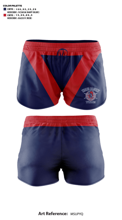 Thales Academy-Apex High School Cheer 7969385 Women's Shorts - 41