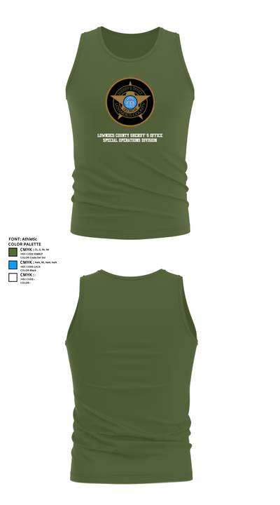 Lowndes County Sheriff’s Office Special Operations Division 52350448 Tank Top - 56