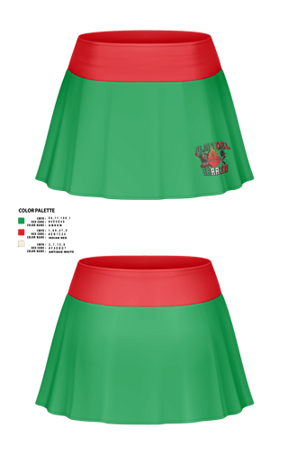 Skort, Alma del barrio, Cheer, Teamtime, Team time, sublimation, custom sports apparel, team uniforms, spirit wear, spiritwear, sports uniforms, custom shirts, team store, custom team store, fundraiser sports, apparel fundraiser