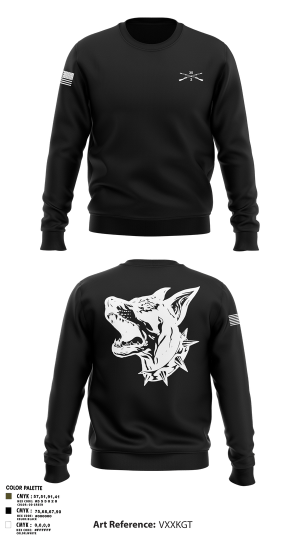 Crew Neck Sweatshirt, Delta Co 2-35, , Teamtime, Team time, sublimation, custom sports apparel, team uniforms, spirit wear, spiritwear, sports uniforms, custom shirts, team store, custom team store, fundraiser sports, apparel fundraiser