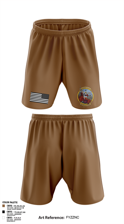1-222nd AVN RGT 56947189 Athletic Shorts With Pockets - 1