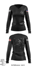 USANEC- Camp Zama, 78th Signal Battalion 94772078 Women's Long Sleeve V-neck Shirt - 141