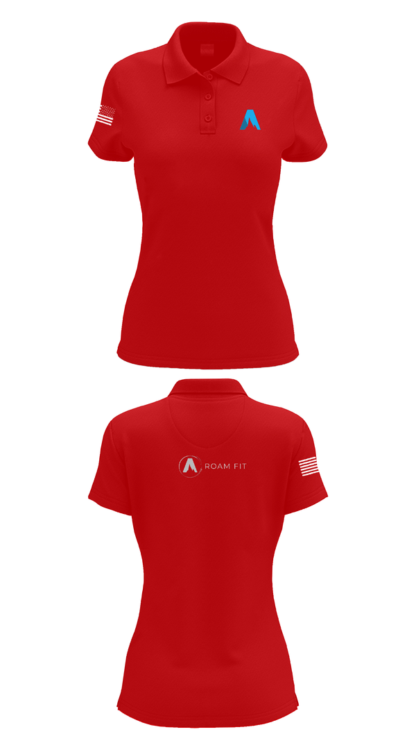 Womens Short Sleeve Performance Polo, Roam FIT, , Teamtime, Team time, sublimation, custom sports apparel, team uniforms, spirit wear, spiritwear, sports uniforms, custom shirts, team store, custom team store, fundraiser sports, apparel fundraiser