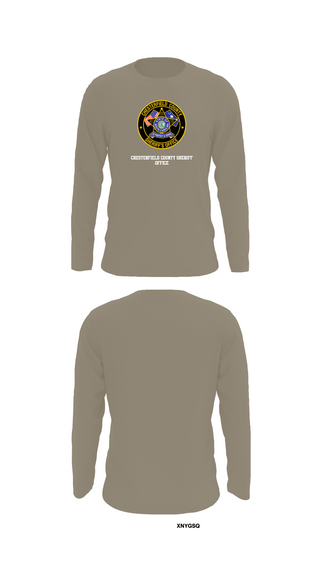 Long Sleeve Performance Shirt, Chesterfield County Sheriff Office, Police, Teamtime, Team time, sublimation, custom sports apparel, team uniforms, spirit wear, spiritwear, sports uniforms, custom shirts, team store, custom team store, fundraiser sports, apparel fundraiser