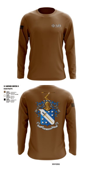Long Sleeve Performance Shirt, Phi Delta Theta, Army, Teamtime, Team time, sublimation, custom sports apparel, team uniforms, spirit wear, spiritwear, sports uniforms, custom shirts, team store, custom team store, fundraiser sports, apparel fundraiser