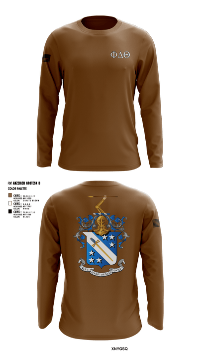 Phi Delta Theta 42794555 Long Sleeve Performance Shirt - 5
