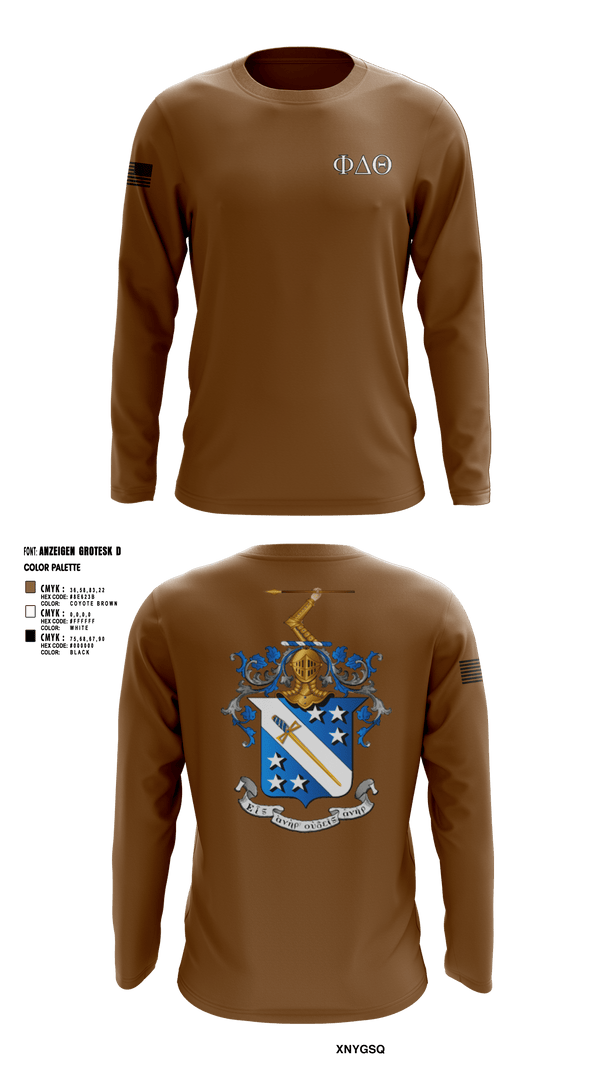 Long Sleeve Performance Shirt, Phi Delta Theta, Army, Teamtime, Team time, sublimation, custom sports apparel, team uniforms, spirit wear, spiritwear, sports uniforms, custom shirts, team store, custom team store, fundraiser sports, apparel fundraiser