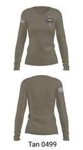 Echo company 2nd battalion 258th infantry regiment 87636352 Women's Long Sleeve V-neck Shirt - 77