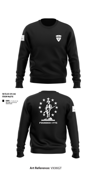 Crew Neck Sweatshirt, 2nd Company Governor's Foot Guard, , Teamtime, Team time, sublimation, custom sports apparel, team uniforms, spirit wear, spiritwear, sports uniforms, custom shirts, team store, custom team store, fundraiser sports, apparel fundraiser