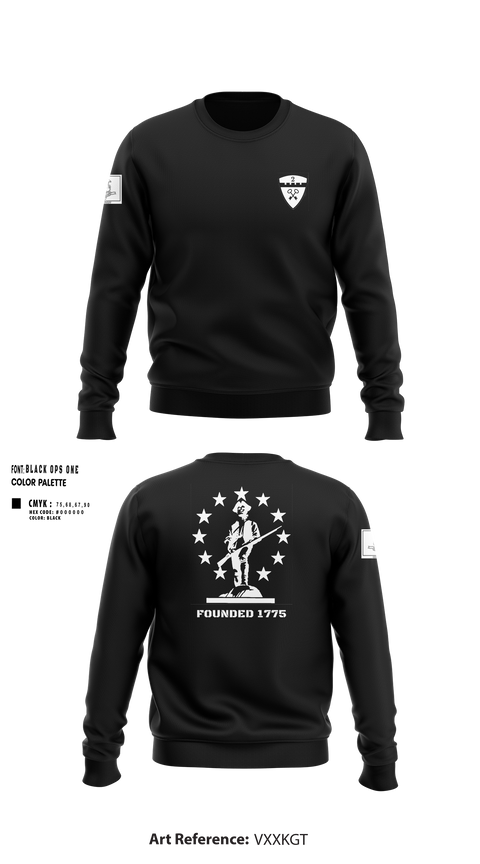 Crew Neck Sweatshirt, 2nd Company Governor's Foot Guard, , Teamtime, Team time, sublimation, custom sports apparel, team uniforms, spirit wear, spiritwear, sports uniforms, custom shirts, team store, custom team store, fundraiser sports, apparel fundraiser