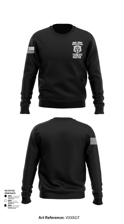 Bravo Company 3743173 Crew Neck Sweatshirt - 114