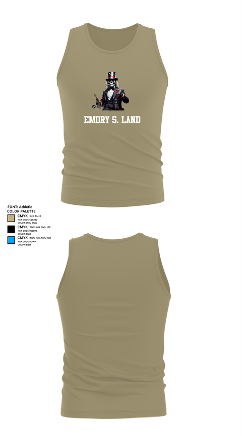 Tank Top, Emory S. Land, , Teamtime, Team time, sublimation, custom sports apparel, team uniforms, spirit wear, spiritwear, sports uniforms, custom shirts, team store, custom team store, fundraiser sports, apparel fundraiser