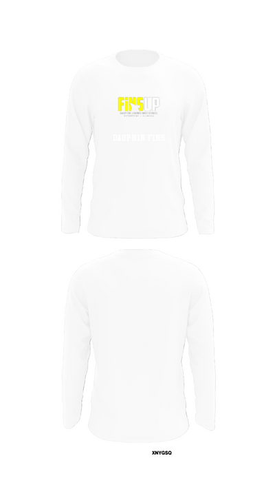 Dauphin Fins 78960180 Long Sleeve Performance Shirt - 8