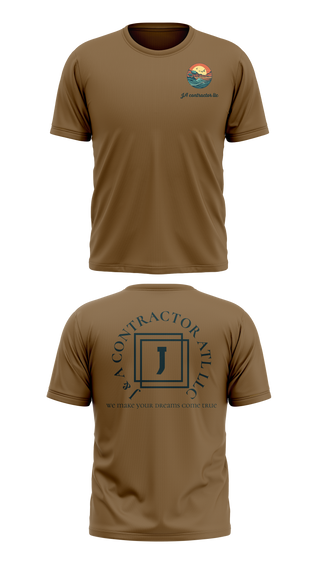 Short Sleeve Performance Shirt, J & A CONTRACTOR ATL LLC, , Teamtime, Team time, sublimation, custom sports apparel, team uniforms, spirit wear, spiritwear, sports uniforms, custom shirts, team store, custom team store, fundraiser sports, apparel fundraiser