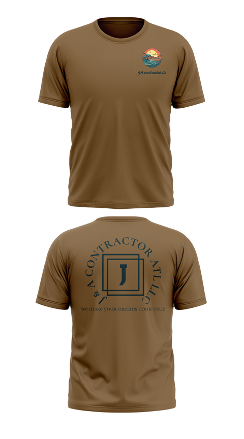 Short Sleeve Performance Shirt, J & A CONTRACTOR ATL LLC, , Teamtime, Team time, sublimation, custom sports apparel, team uniforms, spirit wear, spiritwear, sports uniforms, custom shirts, team store, custom team store, fundraiser sports, apparel fundraiser