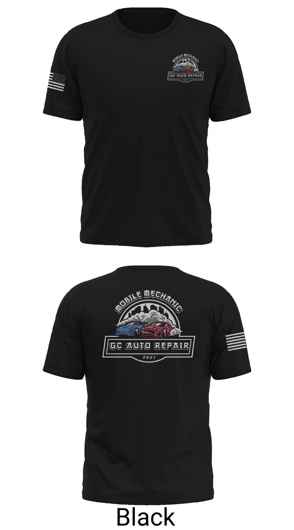 Old School Cotton Feel Shirt, GC AUTO REPAIR, , Teamtime, Team time, sublimation, custom sports apparel, team uniforms, spirit wear, spiritwear, sports uniforms, custom shirts, team store, custom team store, fundraiser sports, apparel fundraiser
