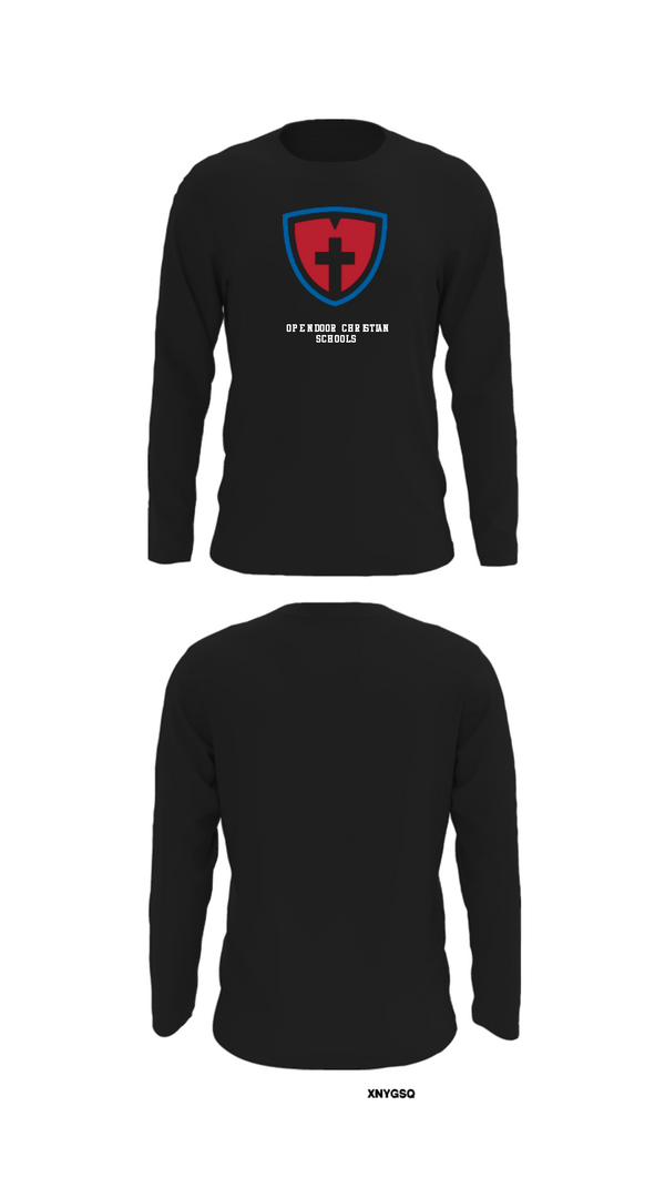Long Sleeve Performance Shirt, Open Door Christian Schools, , Teamtime, Team time, sublimation, custom sports apparel, team uniforms, spirit wear, spiritwear, sports uniforms, custom shirts, team store, custom team store, fundraiser sports, apparel fundraiser