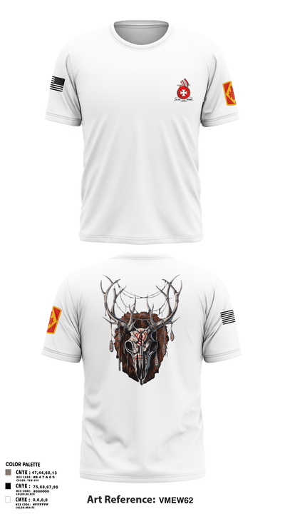 Bravo 1st BN 14th FAR 722916 Short Sleeve Performance Shirt - 2