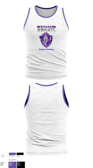 Tank Top, Legacy Cross Country, Cross Country, Teamtime, Team time, sublimation, custom sports apparel, team uniforms, spirit wear, spiritwear, sports uniforms, custom shirts, team store, custom team store, fundraiser sports, apparel fundraiser