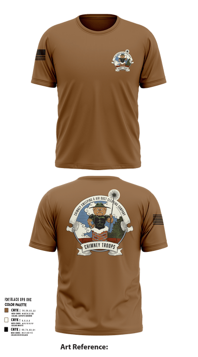 Chimney troops 46116890 Short Sleeve Performance Shirt - 114