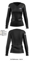 USS Colorado 62419768 Women's Long Sleeve V-neck Shirt - 6