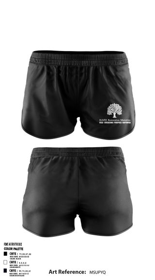 Ranger Panties, Hope Restoration Ministries, , Teamtime, Team time, sublimation, custom sports apparel, team uniforms, spirit wear, spiritwear, sports uniforms, custom shirts, team store, custom team store, fundraiser sports, apparel fundraiser