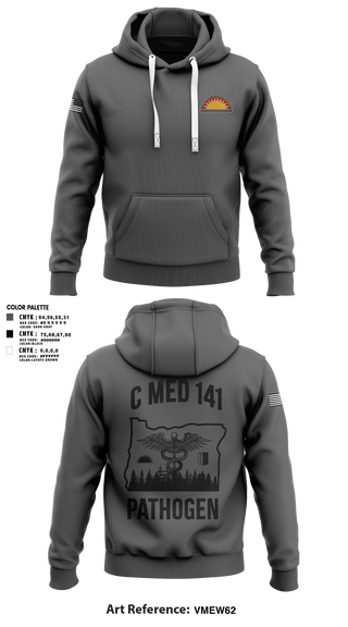 Hoodie, C Med, National Guard, Teamtime, Team time, sublimation, custom sports apparel, team uniforms, spirit wear, spiritwear, sports uniforms, custom shirts, team store, custom team store, fundraiser sports, apparel fundraiser