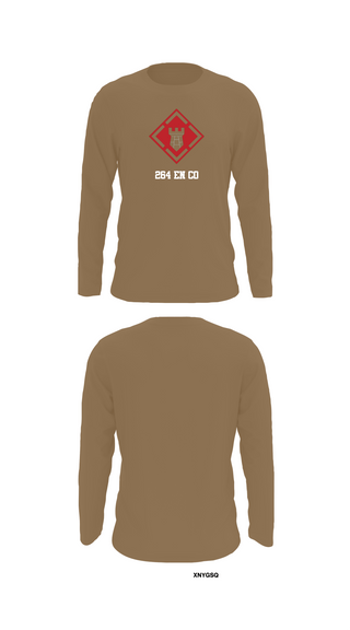 Long Sleeve Performance Shirt, 264 EN CO, Army, Teamtime, Team time, sublimation, custom sports apparel, team uniforms, spirit wear, spiritwear, sports uniforms, custom shirts, team store, custom team store, fundraiser sports, apparel fundraiser