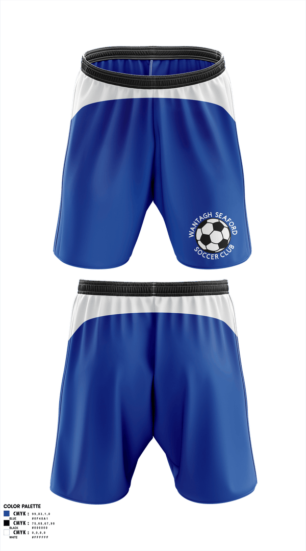 Mens Soccer Shorts, Wantagh Seaford Soccer Club, Men's Soccer, Teamtime, Team time, sublimation, custom sports apparel, team uniforms, spirit wear, spiritwear, sports uniforms, custom shirts, team store, custom team store, fundraiser sports, apparel fundraiser
