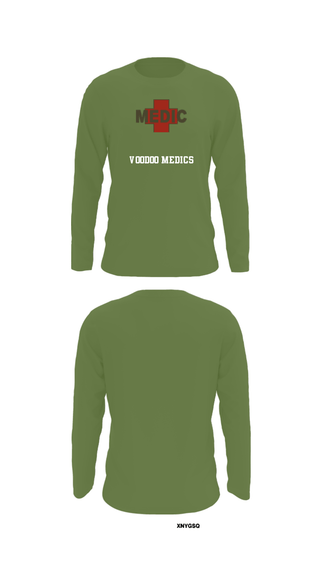 Long Sleeve Performance Shirt, Voodoo Medics, National Guard, Teamtime, Team time, sublimation, custom sports apparel, team uniforms, spirit wear, spiritwear, sports uniforms, custom shirts, team store, custom team store, fundraiser sports, apparel fundraiser