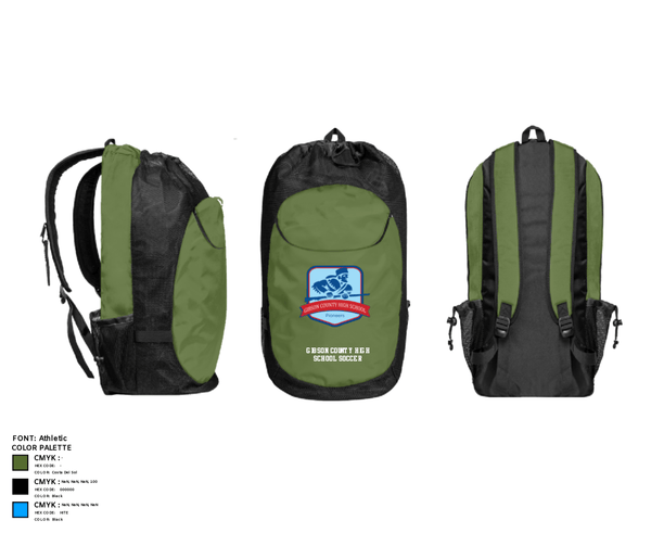 Gear Bag, Gibson County High School Soccer, Women's Soccer, Teamtime, Team time, sublimation, custom sports apparel, team uniforms, spirit wear, spiritwear, sports uniforms, custom shirts, team store, custom team store, fundraiser sports, apparel fundraiser