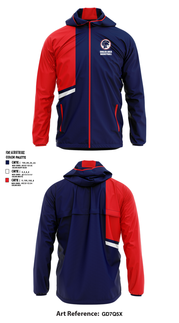 Windbreaker, Shaler Area Elementary Basketball Association, Men's Basketball, Teamtime, Team time, sublimation, custom sports apparel, team uniforms, spirit wear, spiritwear, sports uniforms, custom shirts, team store, custom team store, fundraiser sports, apparel fundraiser
