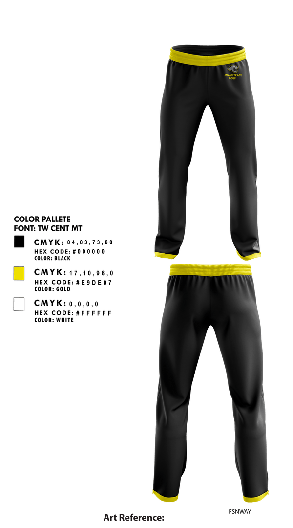 Sweatpants, Miami Trace High School Golf, Golf, Teamtime, Team time, sublimation, custom sports apparel, team uniforms, spirit wear, spiritwear, sports uniforms, custom shirts, team store, custom team store, fundraiser sports, apparel fundraiser