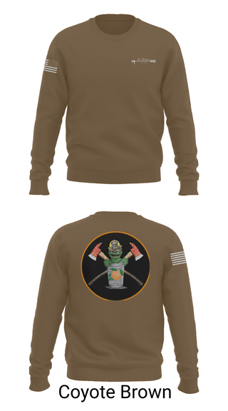 Crew Neck Sweatshirt, 91 Bravo, Fire Department, Teamtime, Team time, sublimation, custom sports apparel, team uniforms, spirit wear, spiritwear, sports uniforms, custom shirts, team store, custom team store, fundraiser sports, apparel fundraiser
