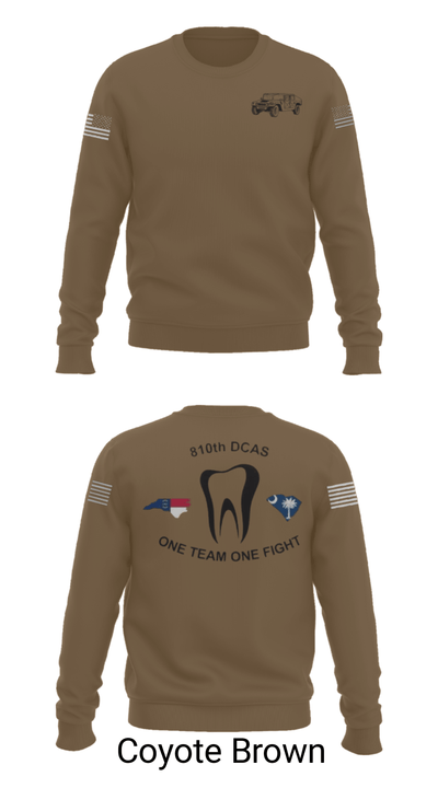810th med co 30898387 Crew Neck Sweatshirt - 5