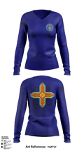 Zia division 50198022 Women's Long Sleeve V-neck Shirt - 99