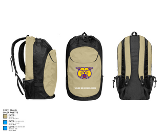 Gear Bag, Wilder High School Cheer, Cheer, Teamtime, Team time, sublimation, custom sports apparel, team uniforms, spirit wear, spiritwear, sports uniforms, custom shirts, team store, custom team store, fundraiser sports, apparel fundraiser