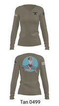 733 83106436 Women's Long Sleeve V-neck Shirt - 73