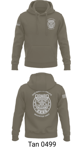 Hoodie, San Marcos Police Mounted Unit, , Teamtime, Team time, sublimation, custom sports apparel, team uniforms, spirit wear, spiritwear, sports uniforms, custom shirts, team store, custom team store, fundraiser sports, apparel fundraiser