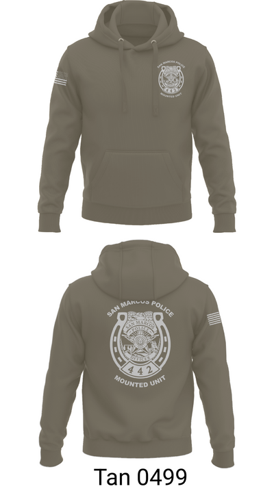 San Marcos Police Mounted Unit 48191371 Hoodie - 74